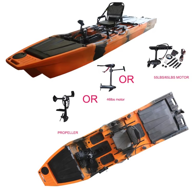 Fishing Kayak Trolling Motor - Kajak jednoosobowy Vicking 12.6FT z napędem