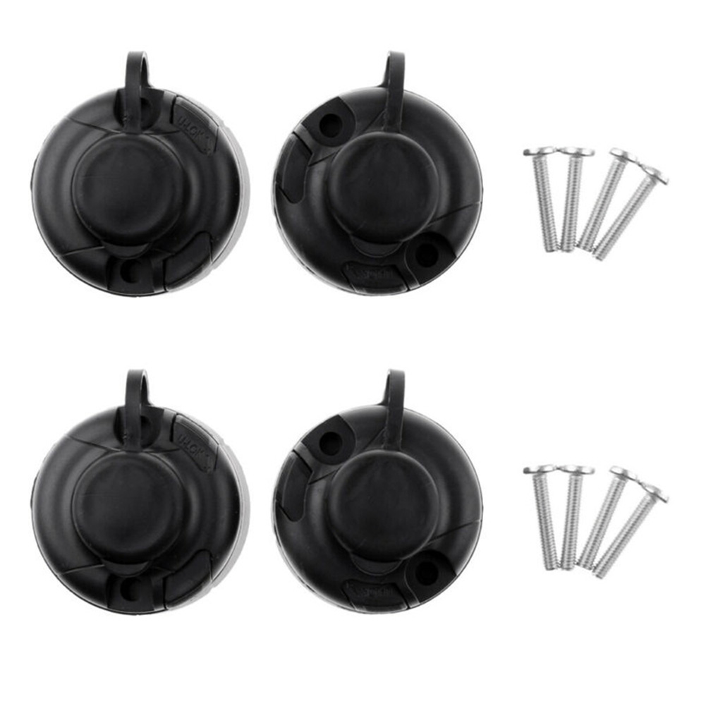 4 szt. Czarne ABS uchwyty na w – Fishing Kayak Rod Holder recenzja i cena